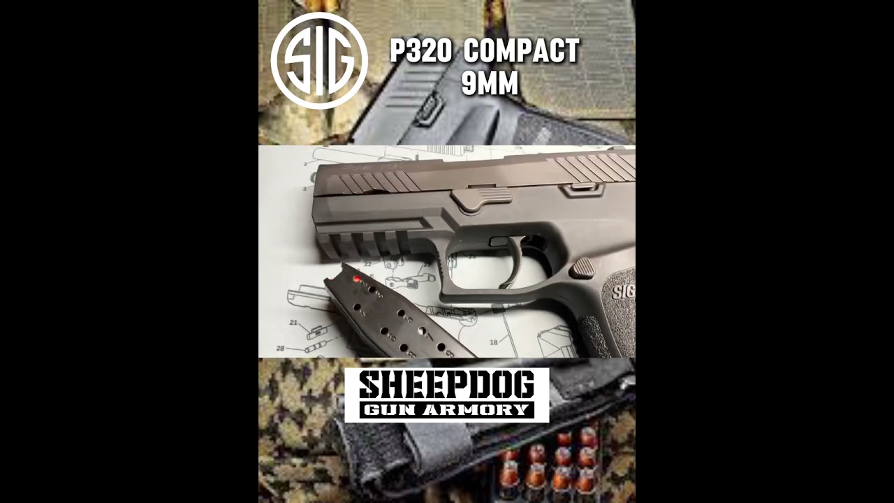 Compack Ar Sig Sauer “P320 Compact” 3.9” barrel 9mm 15rd capacity | ARO News