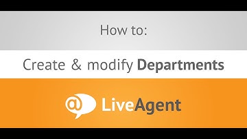 How to create Departments in LiveAgent | www.liveagent.com
