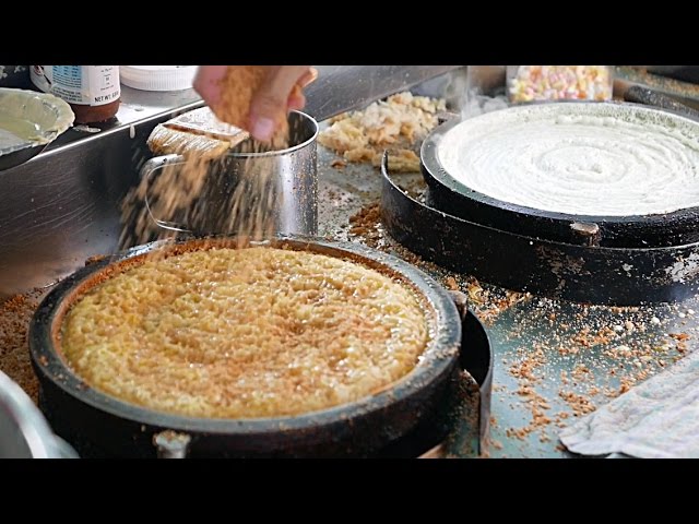 Malaysian Street Food - PANCAKE Cream Corn, Peanut Butter | Travel Thirsty