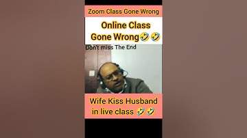Zoom meeting Gone wrong | Wife kiss husband during zoom conferencing | Indian News debate gone wrong