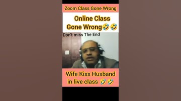 Zoom meeting Gone wrong | Wife kiss husband during zoom conferencing | Indian News debate gone wrong