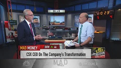 CSX CEO on how its new business model brought effi...
