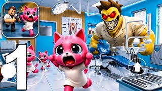 Cats Horror Evil Dentist - Full Gameplay Walkthrough Part 1 - Cats Horror Escape (Android, iOS)