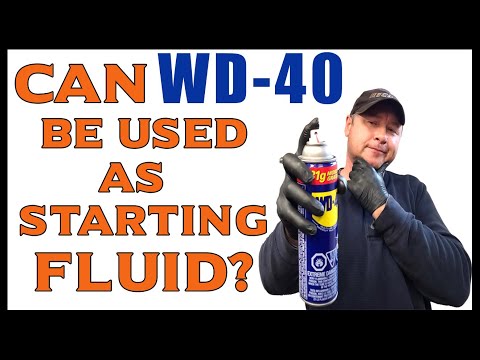 Video: Adakah wd40 berfungsi sebagai cecair permulaan?