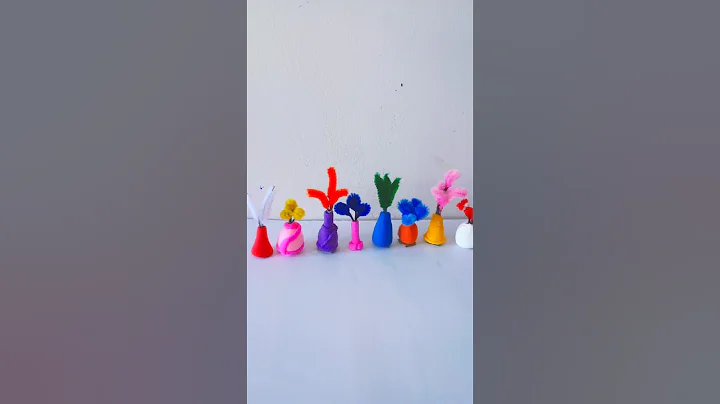 Diy clay mini flower pot #youtubeshorts #shorts #clay #airdryclay #flowerpot #flowers #artandcraft