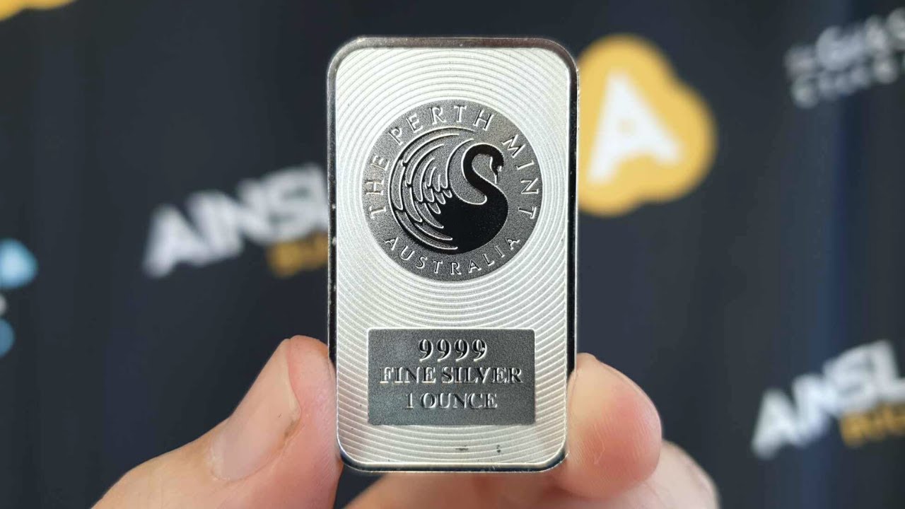 Perth Mint 1oz Kangaroo Minted Silver Bar