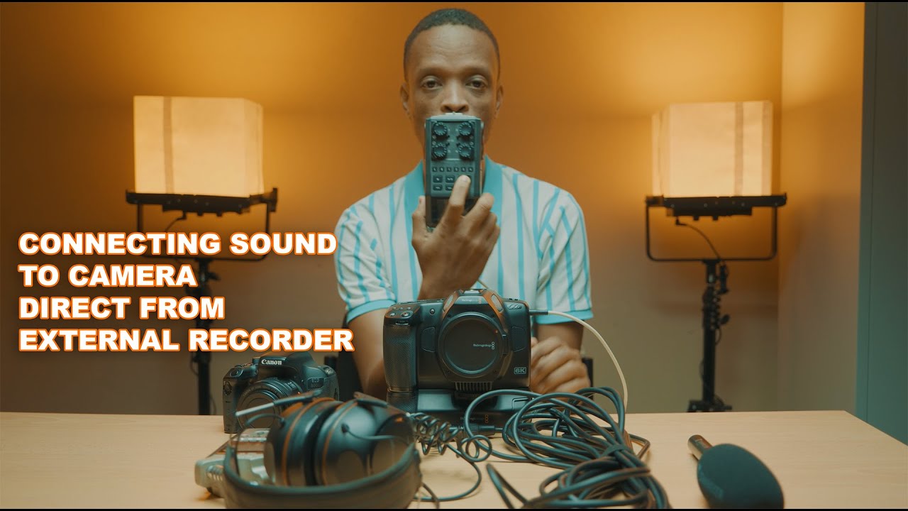 Connecting quality sound direct to the camera from external recorder