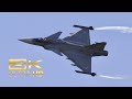 (4K) Saab JAS-39 C Gripen Hungarian Air Force flying Display at Airpower 2022 AirShow Zeltweg  LOXZ