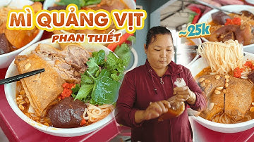 Quán Mì Quảng Vịt ngon nức tiếng Phan Thiết ăn ghiền không ngán chỉ từ 25k | Địa điểm ăn uống