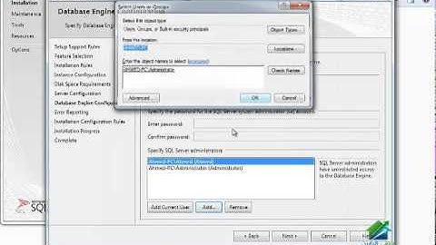 تثبيت برنامج SQL Server 2012 باصدارات Express, Enterprise, Evaluation