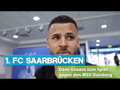 Dave Gnaase zum Spiel in Duisburg