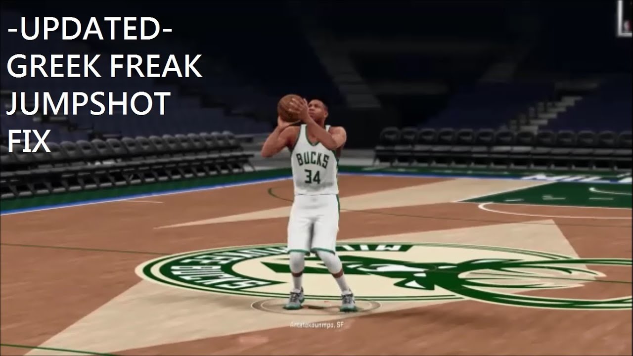-Updated- 2k16 Giannis Antetokounmpo Jumpshot Fix - YouTube
