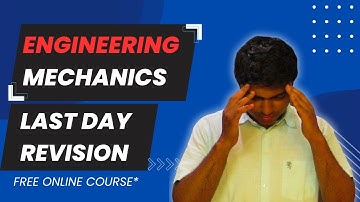 Engineering Mechanics Last Day Revision | Last Chance For Passing | #engineeringmechanics #sppu