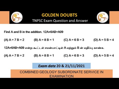 Find A and