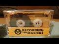 Recording the master  fox c90 new cassette tape test with nakamichi zx7 and jvc 9475ls