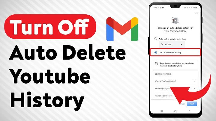 How To Turn Off Auto Delete Youtube History On Gmail - Full Guide