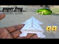 Jumping beautiful paper frog easy origami trading and jumping frog  ds athwal