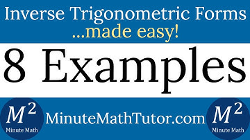 Integration - Inverse Trigonometric Forms | 8 Examples