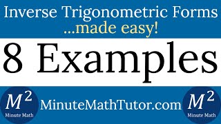 Famous Integration - Inverse Trigonometric Forms | 8 Examples Profile