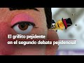 Lospeluches  as se enfrentaron esclaudia chchil y a mez en el segundo debate pejidencial