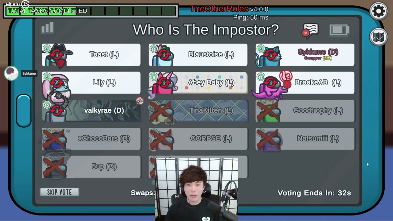 Swapper Sykkuno EZ CLAPping the IMPOSTER.