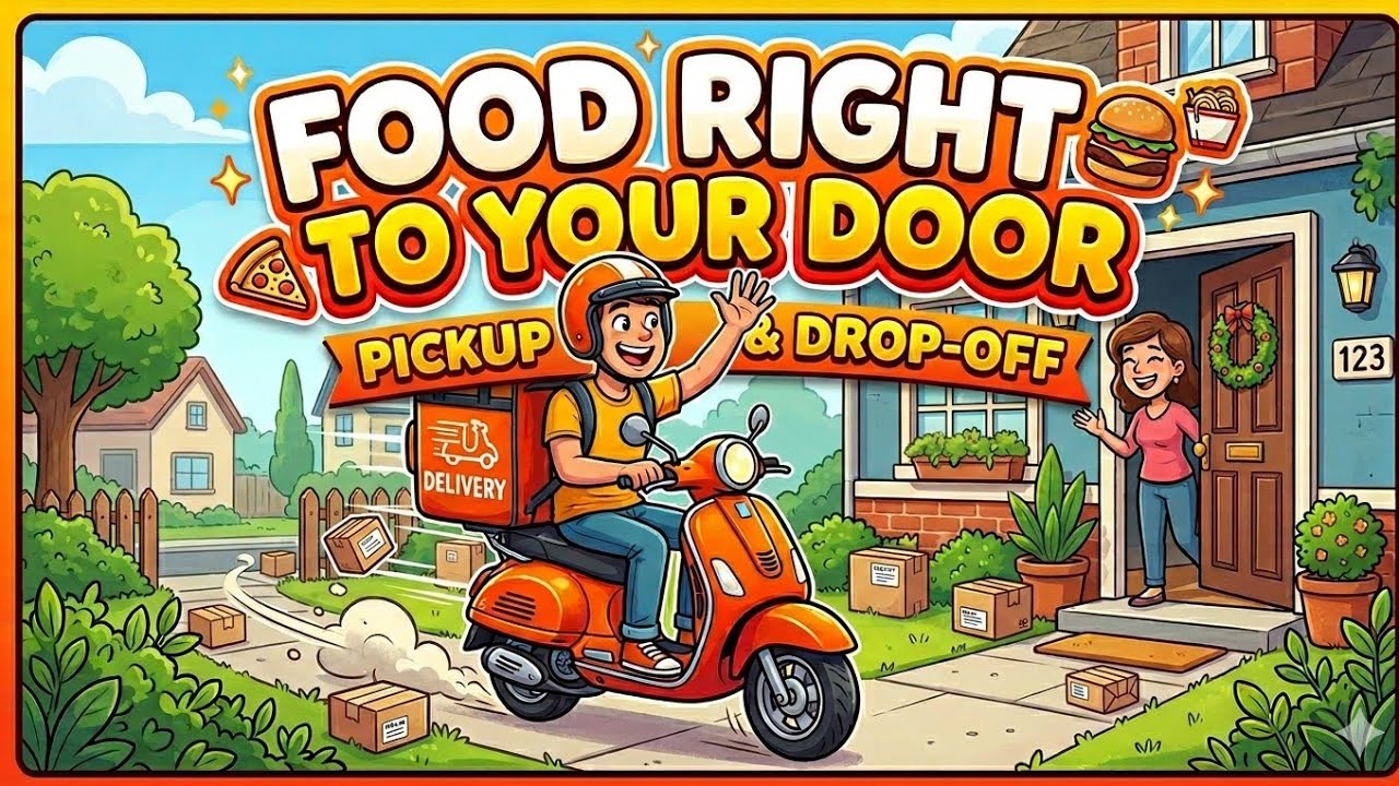food right to your door pickup and drop-off