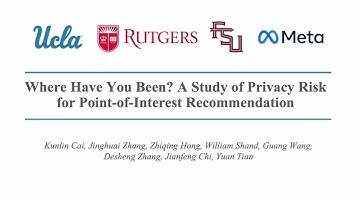 KDD 2024 - A Study of Privacy Risk