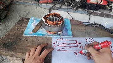 số vòng cỡ dây cách đấu quạt điều hòa thông dụng 120w chi tiết-ktd