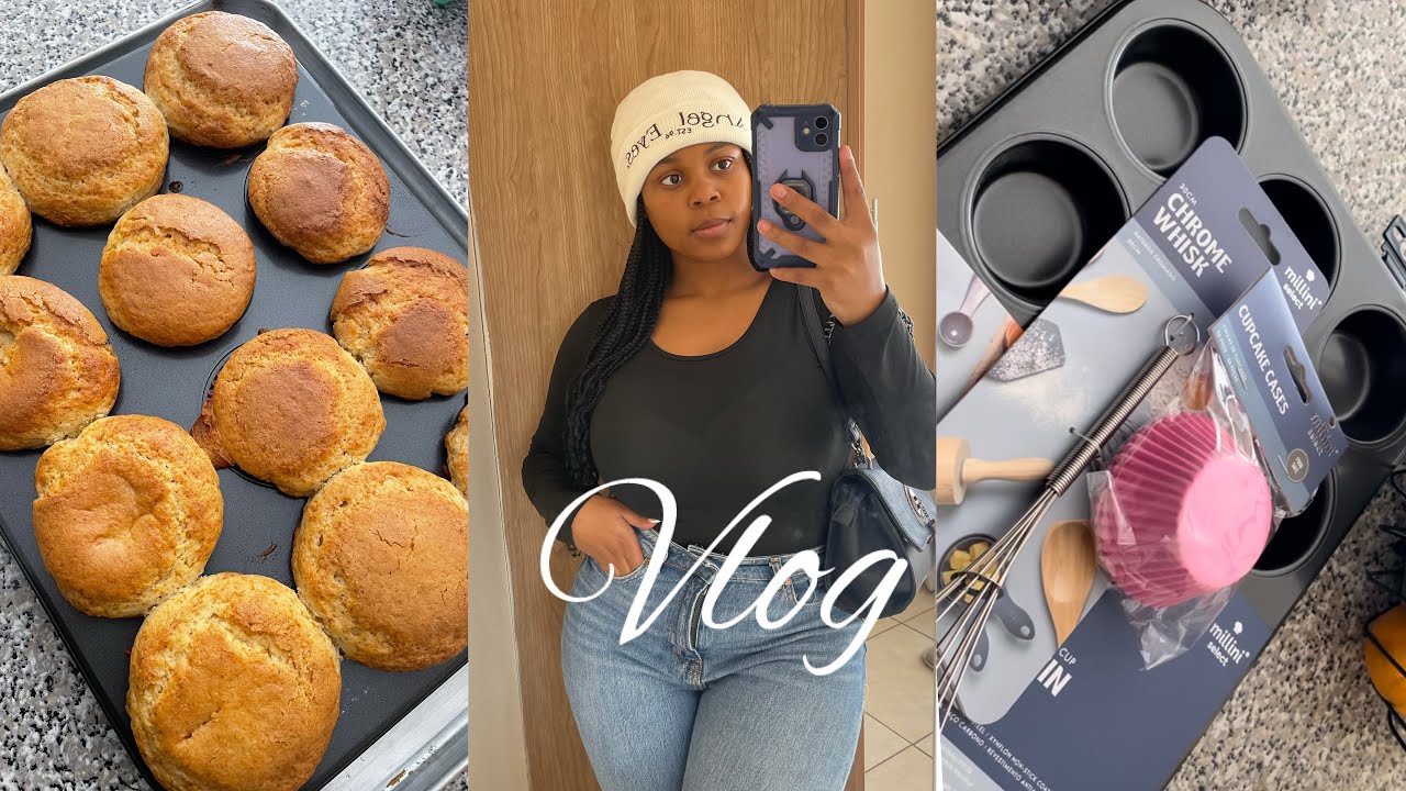 VLOG: LETS BAKE SOME MUFFINS, LETS GO SHOPPING FOR WINTER || SOUTH AFRICAN 🇿🇦