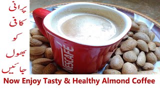 Almond Coffee 2 Ways-Healthy And Tasty Almond Coffee Recipe