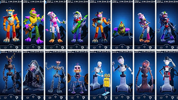 FNAF Security Breach Characters Workshop Animations