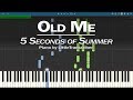 5 Seconds of Summer - Old Me (Piano Cover) Synthesia Tutorial by LittleTranscriber