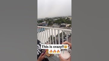 Thumbnail of Something's on fire!! Insane lightning strike! 🔥⚡️