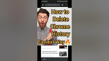 How to Delete Google Chrome History | #tech