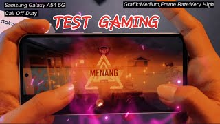 Samsung Galaxy A54 5G Test Gaming 🔥Call Off Duty & Asphalt 9 #samsung #test #comparasion