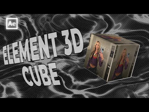 Element 3D cube after effects tutorial