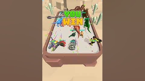 Merge Dinosaurs Battle Fight Level 91 - 100 Walkthrough