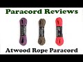 Atwood Rope Paracord Unboxing and Review
