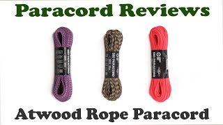 Atwood Rope Paracord Unboxing and Review