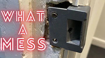 Door Frame Strike Plate | Carpentry Repairs | Making Good - Locksmith