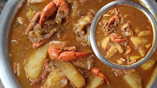 দেশী ওল দিয়ে সমুদ্র কাঁকড়ার রেসিপি|| Elephant Foot Yam Recipe With Sea Crab.