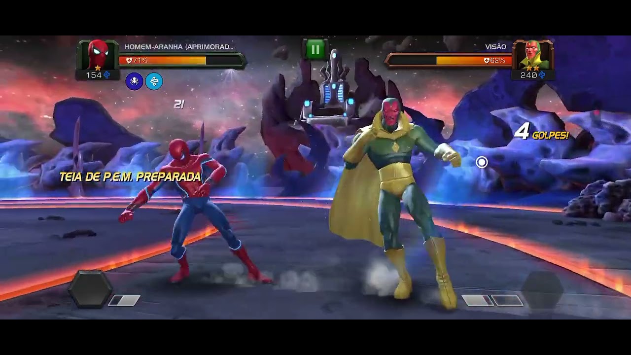 Joguei Marvel torneio de campeões.] Ninguém pediu mas joguei 