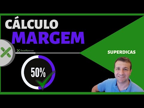 Cálculo da margem no Excel