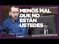 Pablo Echenique RETRATA al PP de Casado y Ayuso