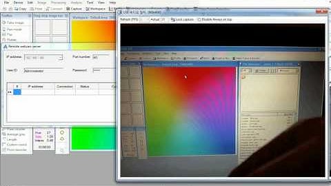 Send the images of live webcam from server to clients