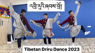 Tibetan Driru Dance 2023༼འབྲི་རུའི་ཞབས་བྲོ༽ ལྷག་དཀར་བཟང་། #Gorshey #tibetandance #tibetancircledance