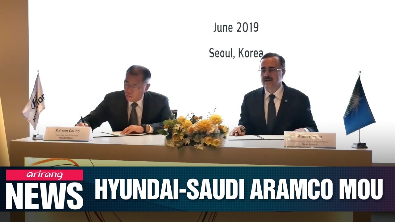 Hyundai Motor Co. signs MOU with Saudi Aramco to cooperate in hydrogen sector
