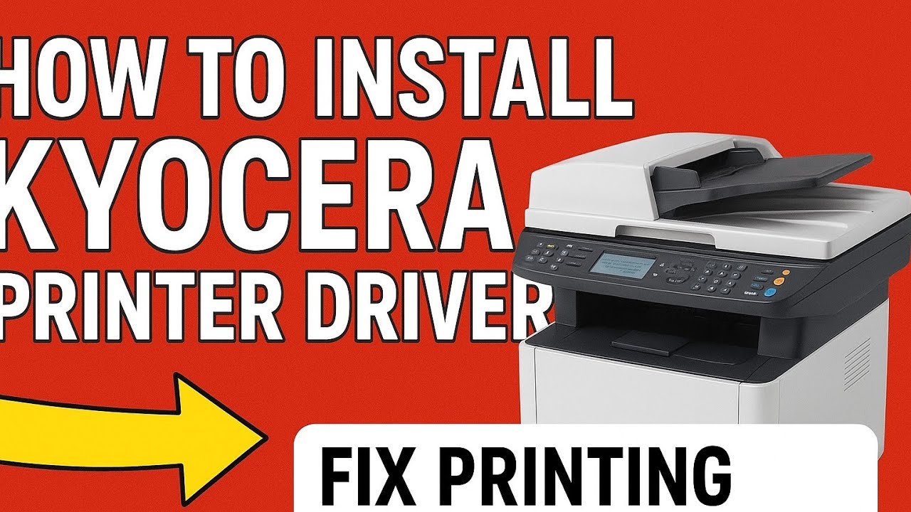 🔥 How to Install Kyocera Printer Driver on PC | Fix Printing Problem ...