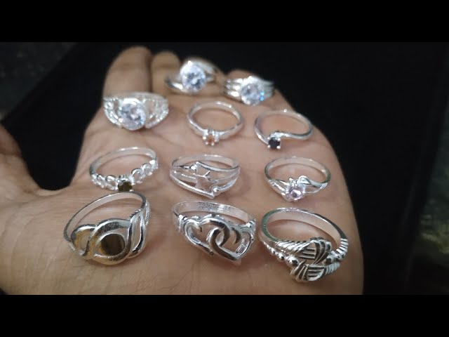 NEW SILVER & GOLDEN STYLE ADJESTABLE FINGER RINGS FOR GIRLS & WOMEN