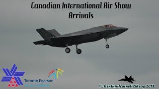 Canadian International Air Show 2018 Arrivals